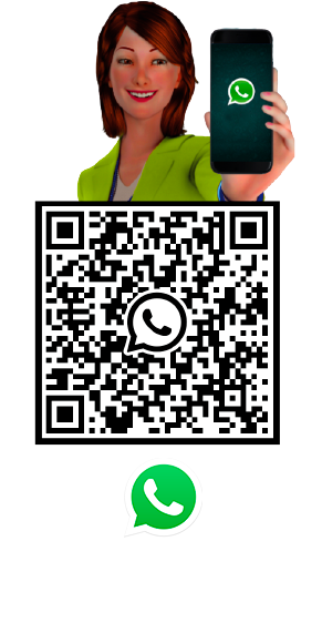 EVA e QR Code para atendimento via whatsapp